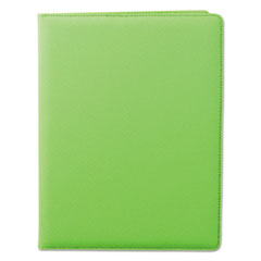Samsill® Fashion Padfolio, 8 1/2 x 11, Lime PVC
