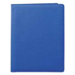 Samsill® Fashion Padfolio, 8 1/2 x 11, Blue PVC