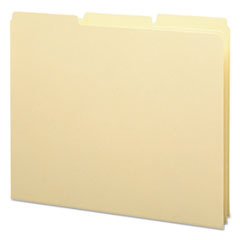 Smead™ Recycled Blank Top Tab File Guides, 1/3-Cut Top Tab, Blank, 8.5 x 11, Manila, 100/Box