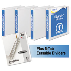 Mead® Economy Round-Ring View Binder Plus Pack