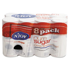 N'Joy Pure Sugar Cane, 22 oz Canisters, 8/Pack
