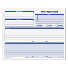 TOPS™ Rapid Letter Message Memos Form, 8 1/2 x 7, Three-Part Carbonless, 50 Forms