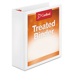 Cardinal® Treated ClearVue™ Locking Slant-D® Ring Binder