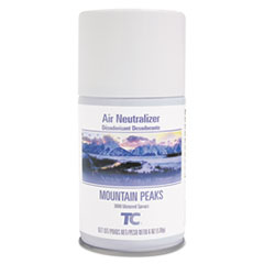 Rubbermaid® Commercial Standard Aerosol Refill, Mountain Peaks, 6oz, 12/Carton