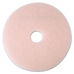 3M™ Ultra High-Speed Eraser Floor Burnishing Pad 3600, 21" Diameter, Pink, 5/Carton
