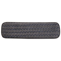 Rubbermaid® Commercial HYGEN™ Pulse Executive Single-Sided Microfiber Flat Mop Head, 18", Dark Gray