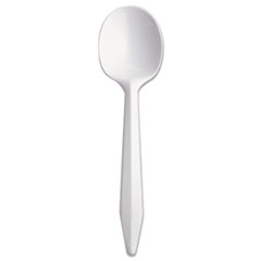 Dart® Style Setter Mediumweight Plastic, Spoons, White, 5.6", 1000/Carton