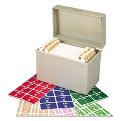 Smead® AlphaZ Color-Coded Labels Starter Set, A-Z, 1 x 1.63, Assorted, 10/Sheet, 220 Sheets/Box