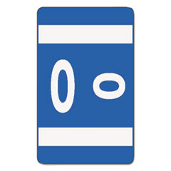 Smead™ AlphaZ Color-Coded Second Letter Alphabetical Labels, O, 1 x 1.63, Dark Blue, 10/Sheet, 10 Sheets/Pack
