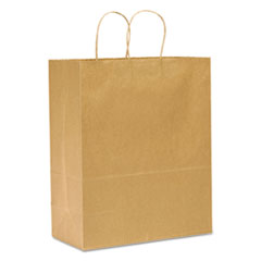 General #65 Paper Shopping Bag, 65lb Kraft, Heavy-Duty 13 x 7 x 17, 250 bags