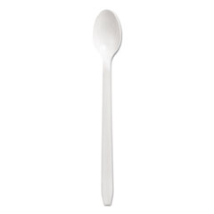 Dart® Regal Mediumweight Cutlery, Soda Spoon, White, 1000/Carton