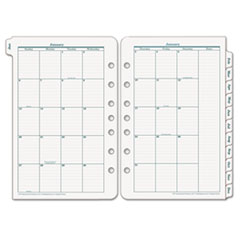FranklinCovey® Original Dated Monthly Planner Refill, January-December, 5 1/2 x 8 1/2, 2018