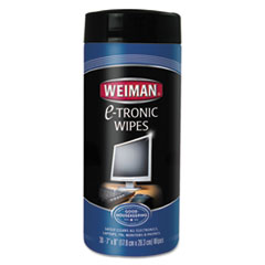 WEIMAN® E-tronic Wipes, 5 x 7, 30/Canister