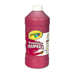 Crayola® Premier Tempera Paint, Red, 16 oz Bottle