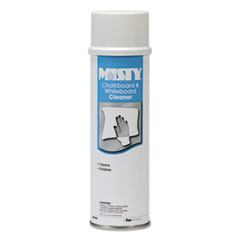 Misty® Chalkboard & Whiteboard Cleaner, 20oz Aerosol, 12/Carton