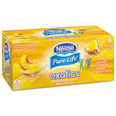 Nestle Waters® Pure Life Exotics Sparkling Water, Mango Peach Pineapple, 12oz Can, 24/Carton
