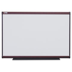 7110016222118, SKILCRAFT Total Erase White Board, 48 x 36, White Surface, Brown Mahogany Frame