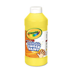 Crayola® Washable Fingerpaint, Yellow, 16 oz Bottle