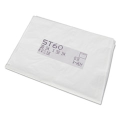 FlexSol ST-Super Tuff Trash Bags, 30 gal, 0.72 mil, 30" x 36", White, 200/Carton