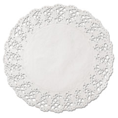 Hoffmaster® Kenmore Lace Doilies, Round, 18", White, 500/Carton