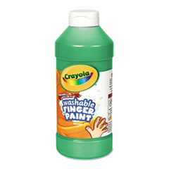 Crayola® Washable Fingerpaint, Green, 16 oz Bottle