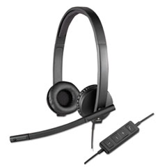 Logitech® USB H570e Over-the-Head Wired Headset