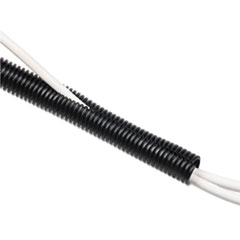 D-Line® Cable Tidy Tube, 1" Diameter x 43" Long, Black