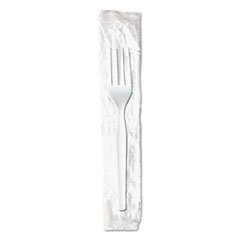 Dixie® Mediumweight Polypropylene Cutlery, Forks, White, 1,000/Carton