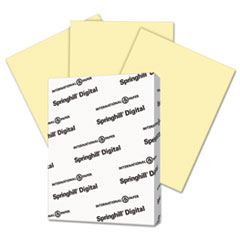 Springhill® Digital Index Color Card Stock, 110 lb, 8 1/2 x 11, Canary, 250 Sheets/Pack