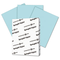 Springhill® Digital Index Color Card Stock, 110 lb, 8 1/2 x 11, Blue, 250 Sheets/Pack