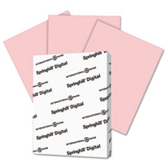 Springhill® Digital Vellum Bristol Color Cover, 67 lb Bristol Weight, 8.5 x 11, Pink, 250/Pack