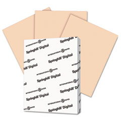 Springhill® Digital Vellum Bristol Color Cover, 67 lb, 8 1/2 x 11, Peach, 250 Sheets/Pack