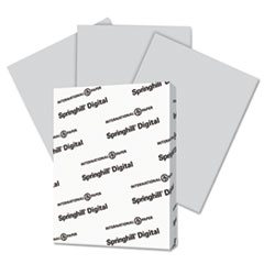 Springhill® Digital Vellum Bristol Color Cover, 110 lb, 8 1/2 x 11, Gray, 250 Sheets/Pack