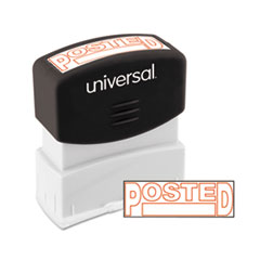 Message Stamp, Posted, Pre-Inked One-Color, Red