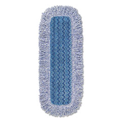 Rubbermaid® Commercial HYGEN™ Microfiber High Absorbency Mop, 18", Blue, 6/Carton ; Non-Stock Item - Extended Delivery Time
