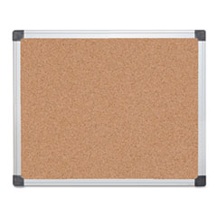 MasterVision® Value Cork Bulletin Board with Aluminum Frame