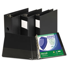 Samsill® Clean Touch™ Locking D-Ring Reference Binder Protected with an Antimicrobial Additive