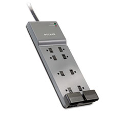 Belkin® Home/Office Surge Protector, 8 Outlets, 6 ft Cord, 3390 Joules, White