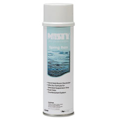 Misty® Handheld Air Deodorizer, Spring Rain, 10oz, Aerosol, 12/Carton