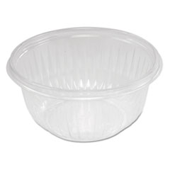 Dart® PresentaBowls Clear Bowls, Plastic, 16 oz, 63/Bag, 504/Carton