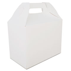 SCT® Carryout Barn Boxes, 10 lb Capacity, 8.88 x 5 x 6.75, White, 150/Carton