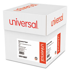 Universal® Computer Paper, 20lb, 9-1/2 x 11, Letter Trim Perforation, White, 2300 Sheets