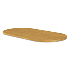 HON® Preside Racetrack Conference Table Top, 72 x 36, Harvest