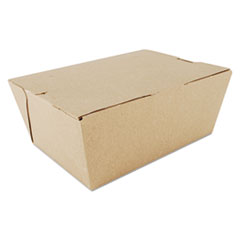 SCT® ChampPak Carryout Boxes, #4, 7.75 x 5.5 x 3.5, Kraft, Paper, 160/Carton