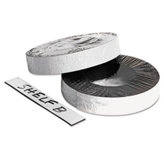 ZEUS® Dry Erase Magnetic Label Tape, White,1" x 50 ft.