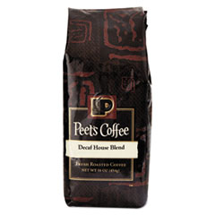 Peet's Coffee & Tea® Bulk Coffee, House Blend, Decaf, Ground, 1 lb Bag