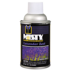 Misty® Metered Dry Deodorizer Refills, Lavender Zest, 7oz, Aerosol, 12/Carton