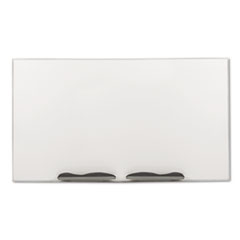 MooreCo™ Ultra-Trim Magnetic Porcelain Board, 72 x 48, White Surface, Aluminum Frame