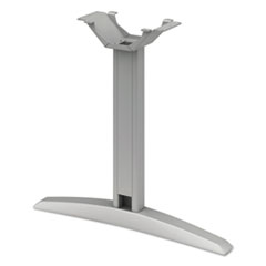 HON® Preside Conference Table T-Leg Base, 3 3/4 x 29 3/4, Platinum Metallic, 2/Set