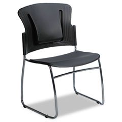 BALT® ReFlex Series Stacking Chair, Black, 19w x 19d x 33h